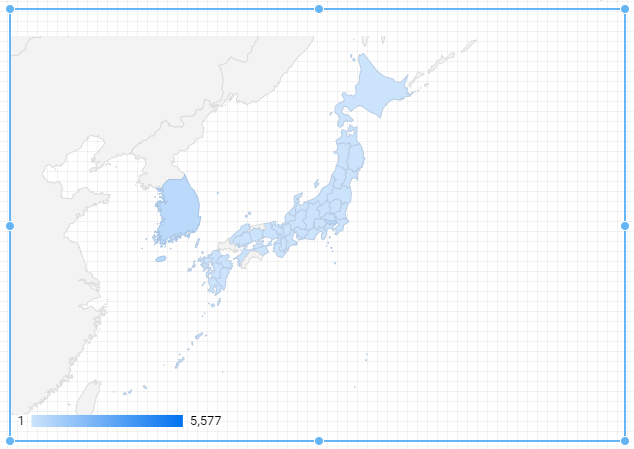 データポータルの日本地図
